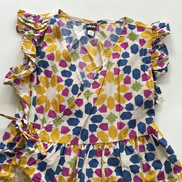 Tea Collection colorful wrap dress - Picture 3 of 7